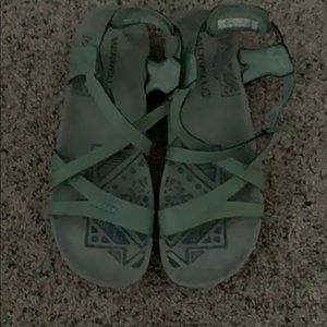 Merrill lattice sandals